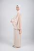 Asymmetrical Cape Set - Dusty Pink