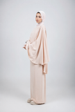 Asymmetrical Cape Set - Dusty Pink