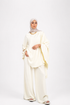 Asymmetrical Cape Set - Soft Butter