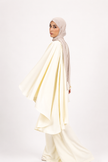 Asymmetrical Cape Set - Soft Butter