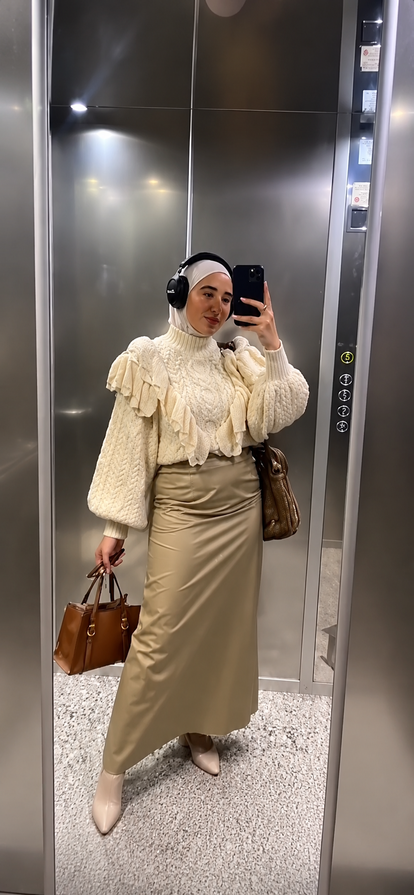 Tailored Long Skirt