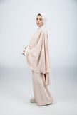 Asymmetrical Cape Top - Dusty Pink