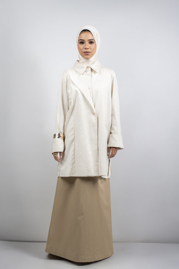 Tailored Long Skirt