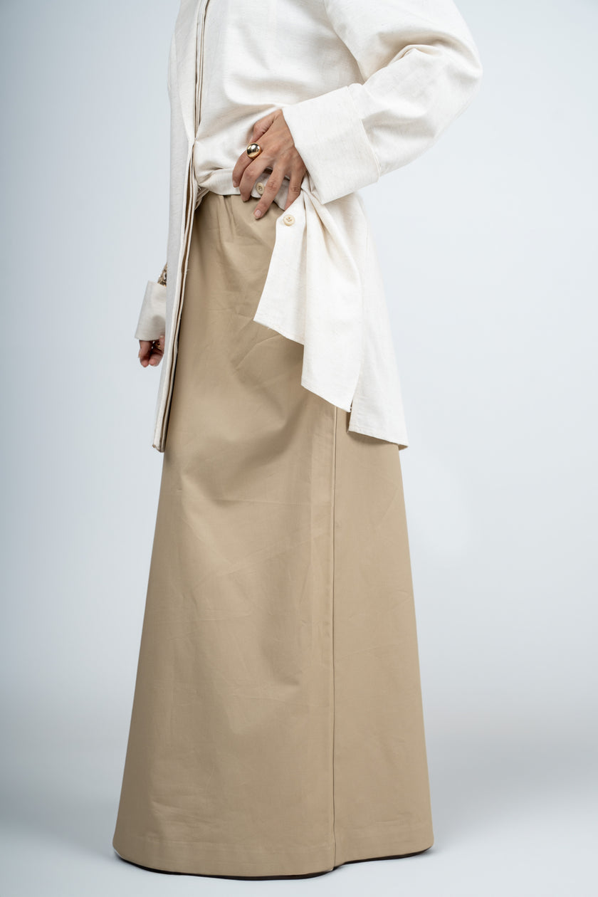 Tailored Long Skirt