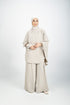 Asymmetrical Cape Set - Moss Gray