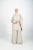Asymmetrical Cape Set - Moss Gray
