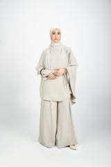 Fluid Tailored Pants - Moss Gray