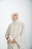 Asymmetrical Cape Set - Moss Gray