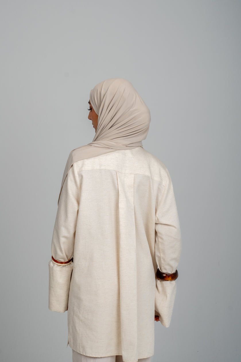 Overlay Linen shirt