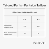 Fluid Tailored Pants - Moss Gray