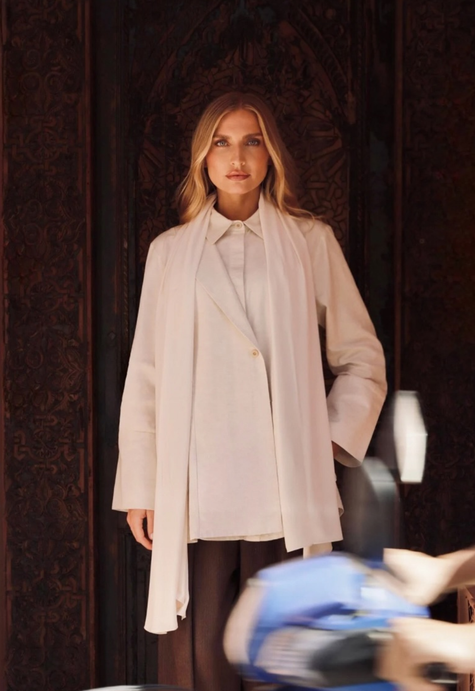 Overlay Linen shirt
