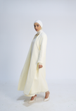 Long Wool Cardigan - Off White
